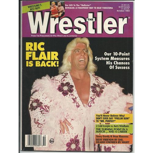 THE WRESTLER magazine AUGUST 1993 RIC FLAIR
