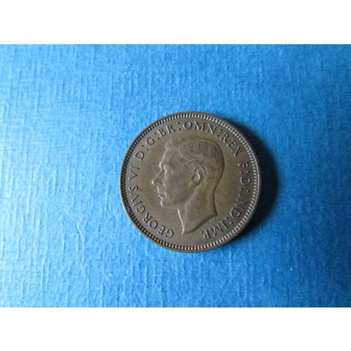 1939 GEORGE VI FARTHING FREE POST. AAA
