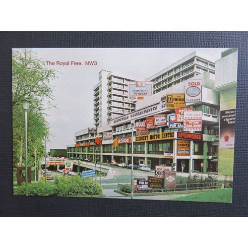 The Royal Free, NW3 - The Health Service...Margaret Thatcher Postcard
