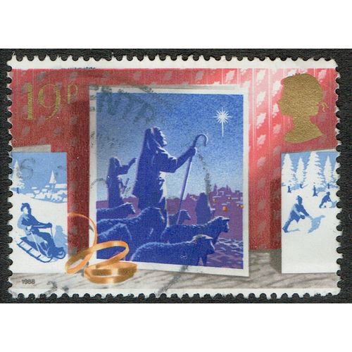 1988 Christmas 19p Multicoloured SG1415 FU