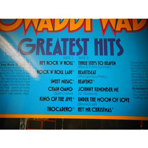 12" LP..1976. SHOWADDYWADDY. GREATEST HITS..ARISTA . ARTY 145. 12 TRACKS,EX CON