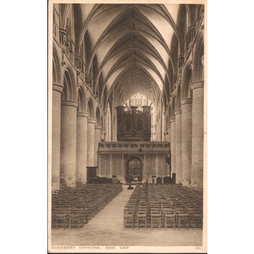 Gloucester Cathedral, The Nave East, Gloucestershire