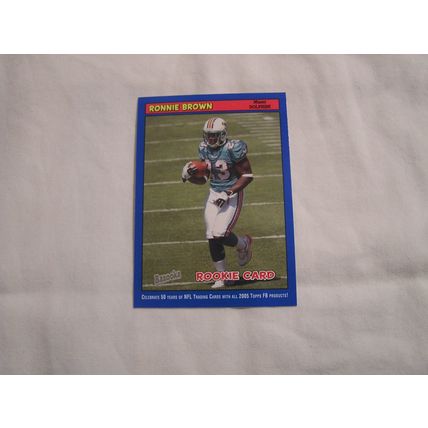 Ronnie Brown 2005 Bazooka BLUE NO. 170 ROOKIE