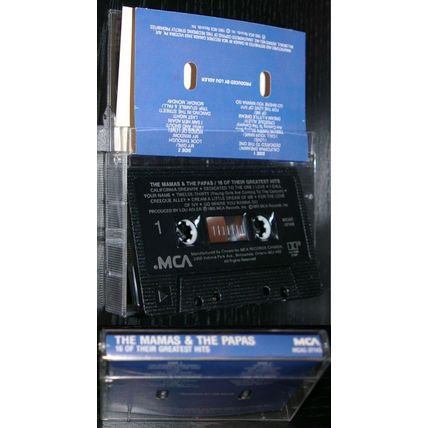 The Mamas & The Papas 16 of Their Greatest Hits (1985 Used Cassette Tape)