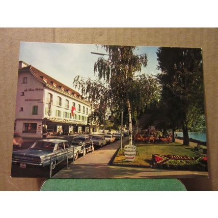 "AU VIEUX PECHEUR HOTEL, VILLENEUVE - MONTREUX, FRANCE unused postcard =
