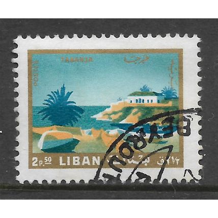 LEBANON 1966 TOURISM 2p.50 TABARJA SG 920 FINE USED#2