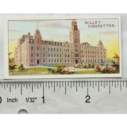 1914 Wills Overseas Dominions Canada No. 38 Government Buildings Quebec