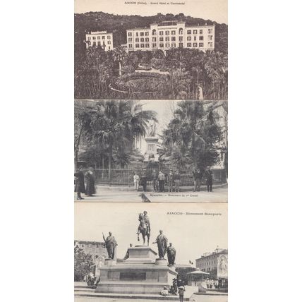 Ajaccio Corse Corsica Chateau De La Ponta 2x Postcard