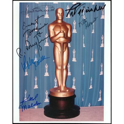 7 ACADEMY AWARD WINNERS Autographs! LOREN, BORGNINE DREYFUSS MALDEN MORENO NEAL!