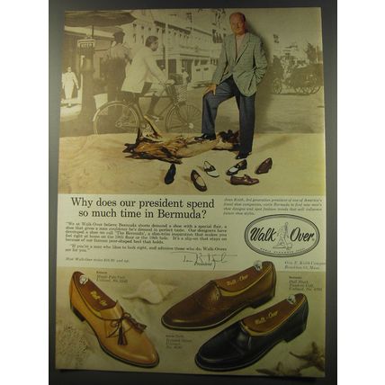1956 Walk Over Shoes Advertisement - Romano, Monte Carlo, Bermuda
