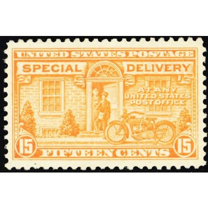 E13, Mint XF LH 15¢ Special Delivery CV $40.00 ** Stuart Katz