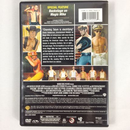 Magic Mike - 2012 - Channing Tatum - Rated R - DVD - Widescreen - Used