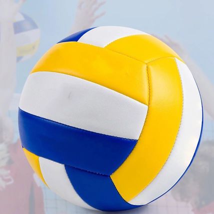 Blue White Yellow Volleyball PVC Soft Touch Indoor Outdoor Beach Size 5