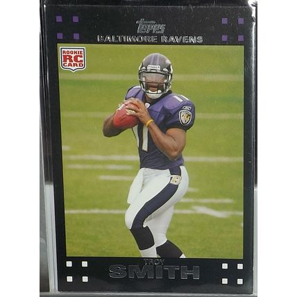 2007 Topps TROY SMITH (Ravens) Rookie Card #289