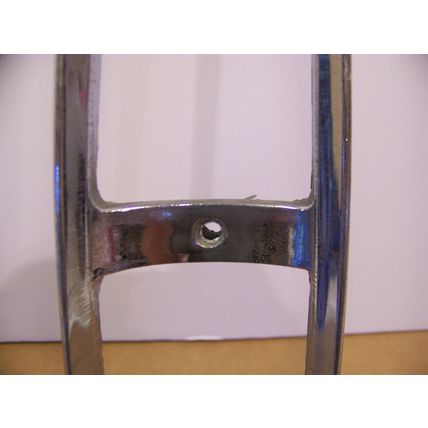1964 65 66 CHRYSLER IMPERIAL LH TAILLIGHT BEZEL LEBARON CROWN COUPE 2480833