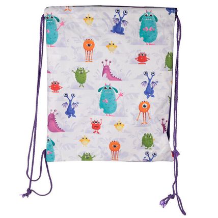 Monstarz Monster Drawstring Bag Childrens' Girls Boys School Bag Monsters Design