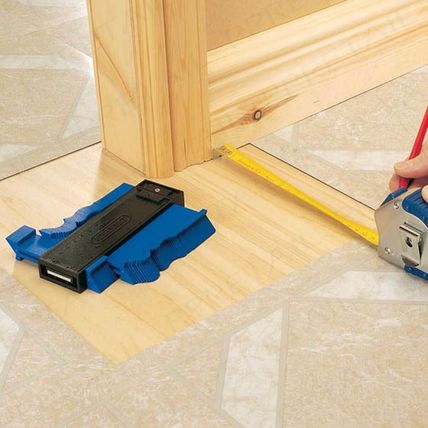 PLASTIC PROFILE CONTOUR GAUGE Decorating Edge Floor/Tile/Skirting Board Template