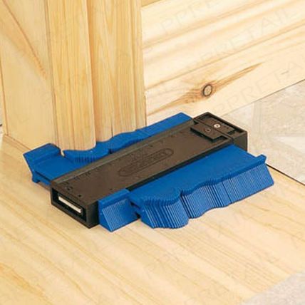 PLASTIC PROFILE CONTOUR GAUGE Decorating Edge Floor/Tile/Skirting Board Template