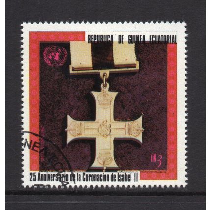Equatorial Guinea - 1978 - 3Ek, 25th Anniversary of Coronation of QEII, Used