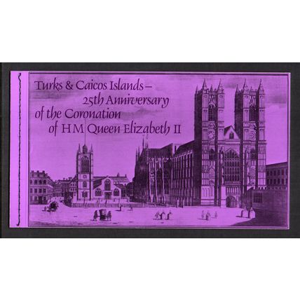 Turks & Caicos - 1978 - 25th Anniv. of QEII Coronation, Complete Booklet, MNH