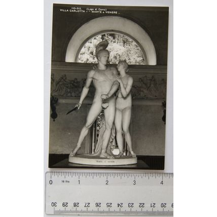 1957 postcard Como, Villa Carlotta, Marte e Venere