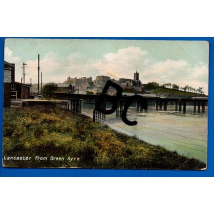 Postcard Lancaster From Green Ayre Lancashire Nr Morecambe Halton Hest Bank