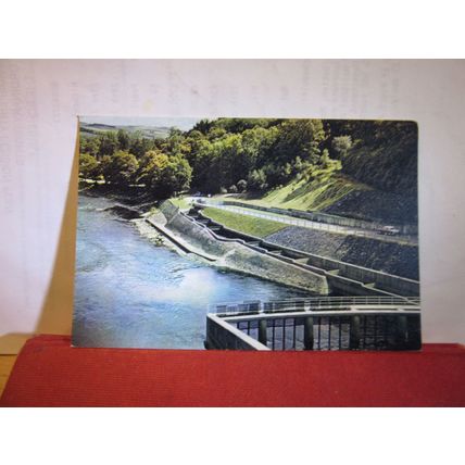 SALMON LADDER, PITLOCHRY, PERTHSHIRE unused vintage postcard by J Arthur Dixon =