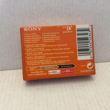 NEW Sony Mini DV Premium Camcorder Digital Video Cassette 60 Min