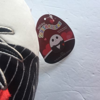 New Disney Nightmare Before Christmas Jack & Sally 8'' Squishmallows Plushies