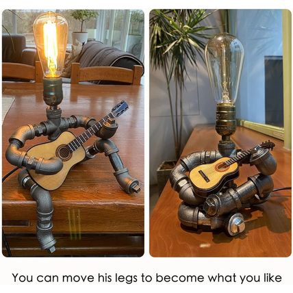 Music Guitar Table Lamp Art Decor Guitar Stuff Cool Gifts for Music Art Lovers M