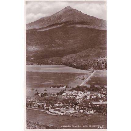 ED 126 KINLOCH RANNOCH AND SCHIEHALLION. PRINTED POSTCARD