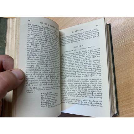 1920 JOHN RUSKIN "MODERN PAINTERS" VOL 3 SMALL ANTIQUE HARDBACK BOOK (P3)