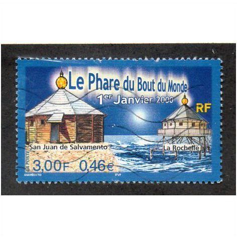 FRA 2000 3F 'SAN JUAN LIGHTHOUSE' FINE USED (EBID20188)