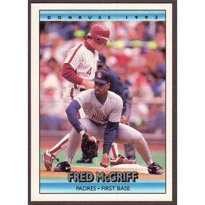 1992 Donruss #283 Fred McGriff - NM-MT