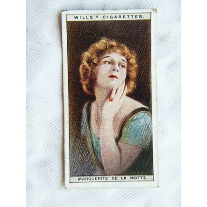 1928 Wills Cinema Stars 1st No. 10 Marguerite de la Motte