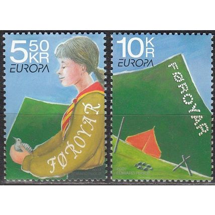 Foroyar 2007 Michel 607 - 608 Neuf ** Cote (2013) 6.50 Euro Europa CEPT