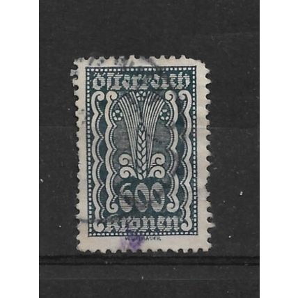 Austria.SG489 600k Ear of Corn (Slate).Fine Used.Aug22