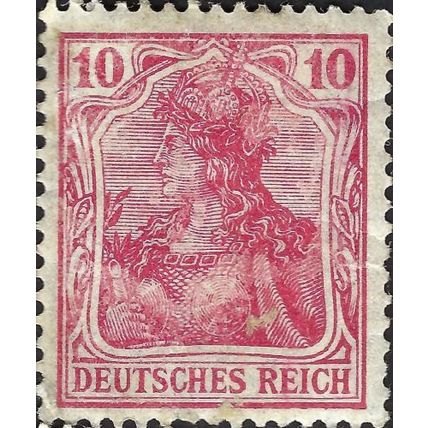 GERMANY, Germania, pink 1915, 10pf