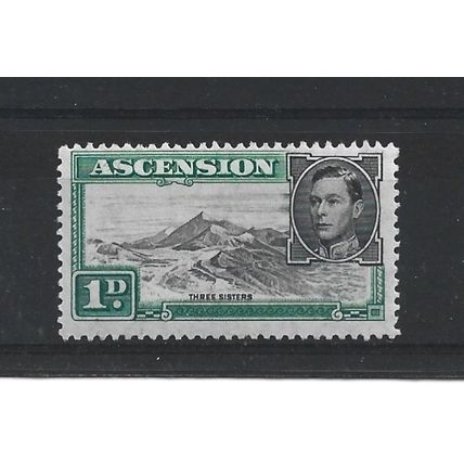 Ascension.SG39d 1d Three Sisters.Mounted Mint.Aug24h