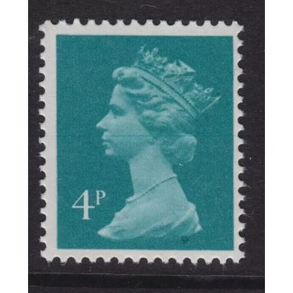 X997 UG13 4p Greenish Blue PCP LITHO WADDINGTON Unmounted Mint GB Machin