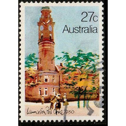 Australia 1982 Post Office Launceston 27c Used Stamp .