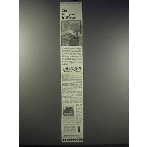 1913 American Radiators & Ideal Boilers Ad - Best Place
