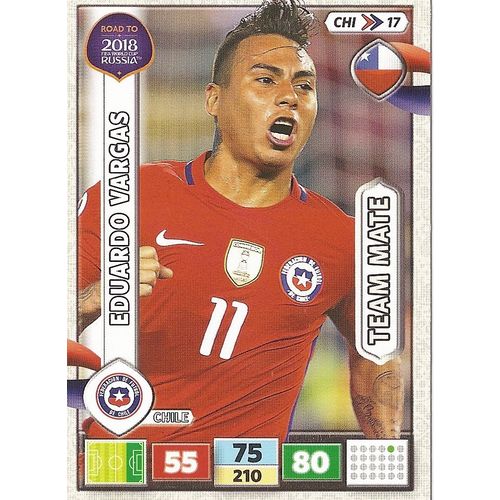 Adrenalyn XL Road to World Cup 2018: Chile - Forward, Vargas