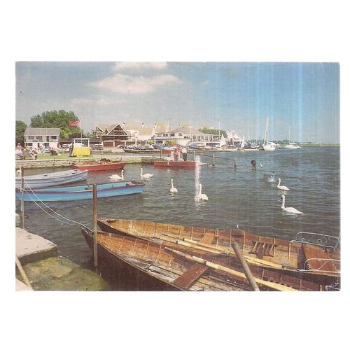 THE QUAY, CHRISTCHURCH, Bournemouth, Dorset used postcard 2004 postmark =