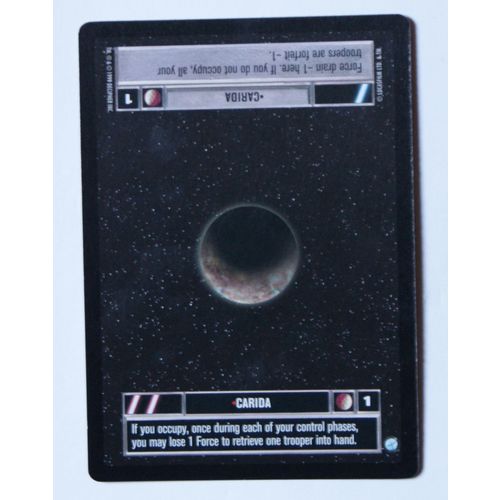 Star Wars CCG: Endor Limited # Carida (A) 1999 dark decipher