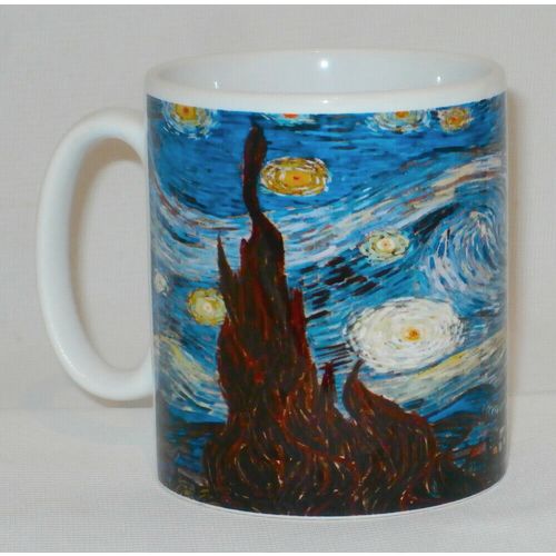 Starry Night By Vincent Mug Can Personalise Great Art Lover Van Gough Gift Cup