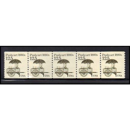 2133 12.5c Pushcart Very Fine MNH Dry Gum PNC 1/5 X2192