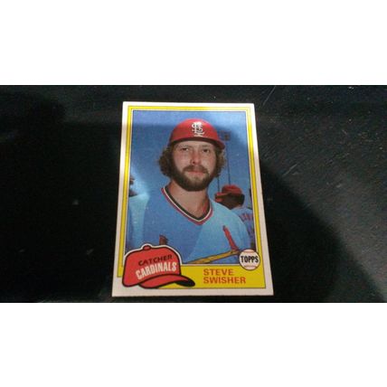 1981 Topps Card # 541 Steve Swisher Very Good-Excellent (4) St Louis Cardinals