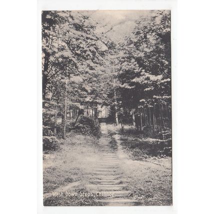 West Down Steps Chinnor Postcard Oxfordshire