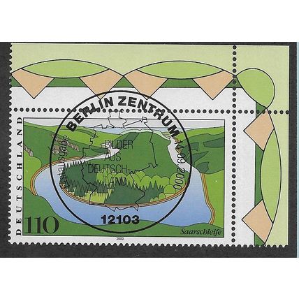 GER 2000 110pf 'IMAGES OF GERMANY SAARLAND ' (CORNER) FINE USED (EBID75-365)